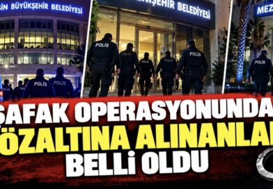 Mersin’de Şafak Operasyonu